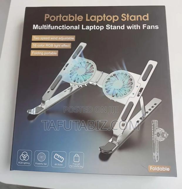 Portable Laptop Stand With Fans - main view