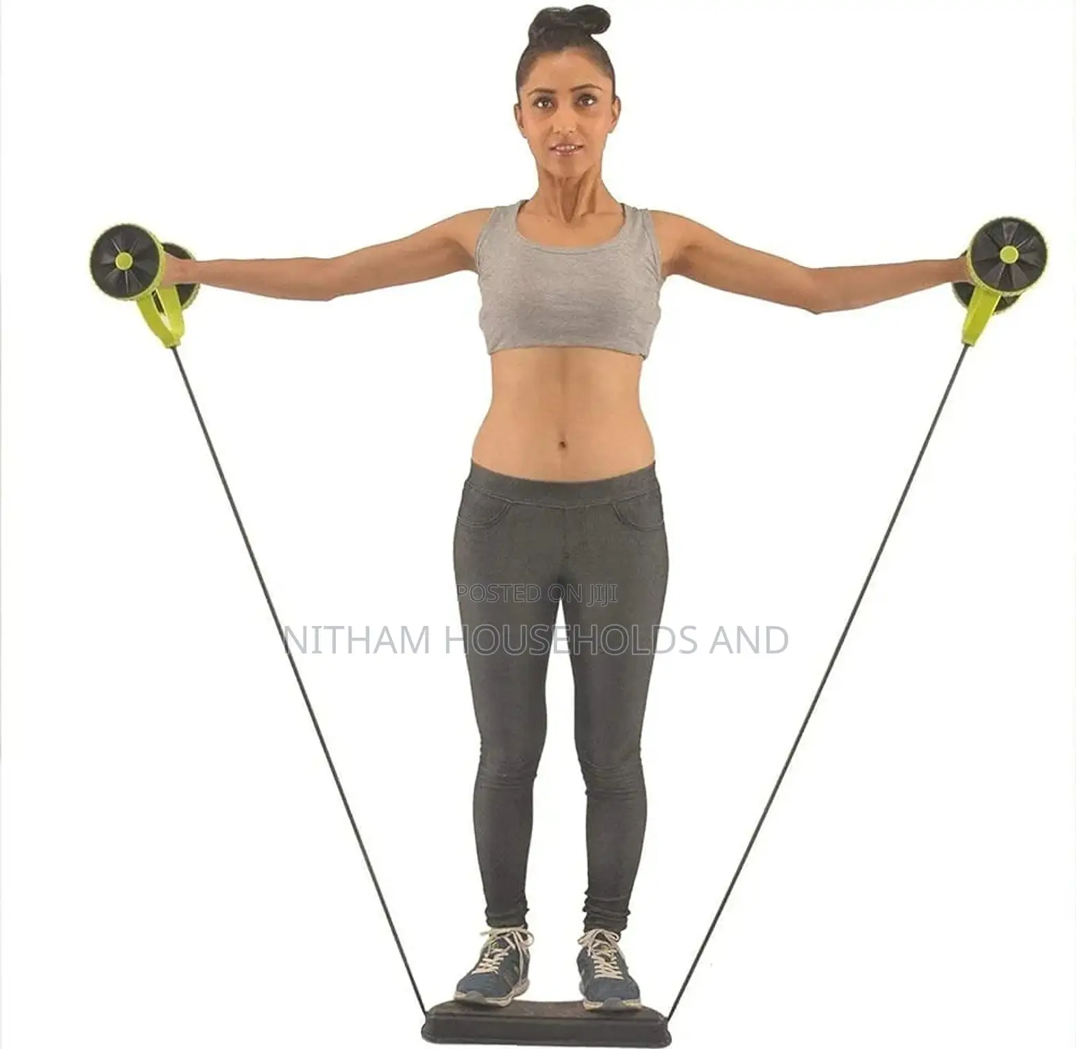 Revoflex Extreme Exercise Roller -Green Black