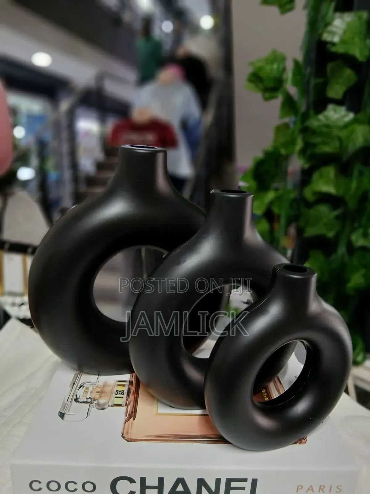 3-in-1 Doughnut Plastic Flower Vases | Modern Decorative Vase Set
- Gw