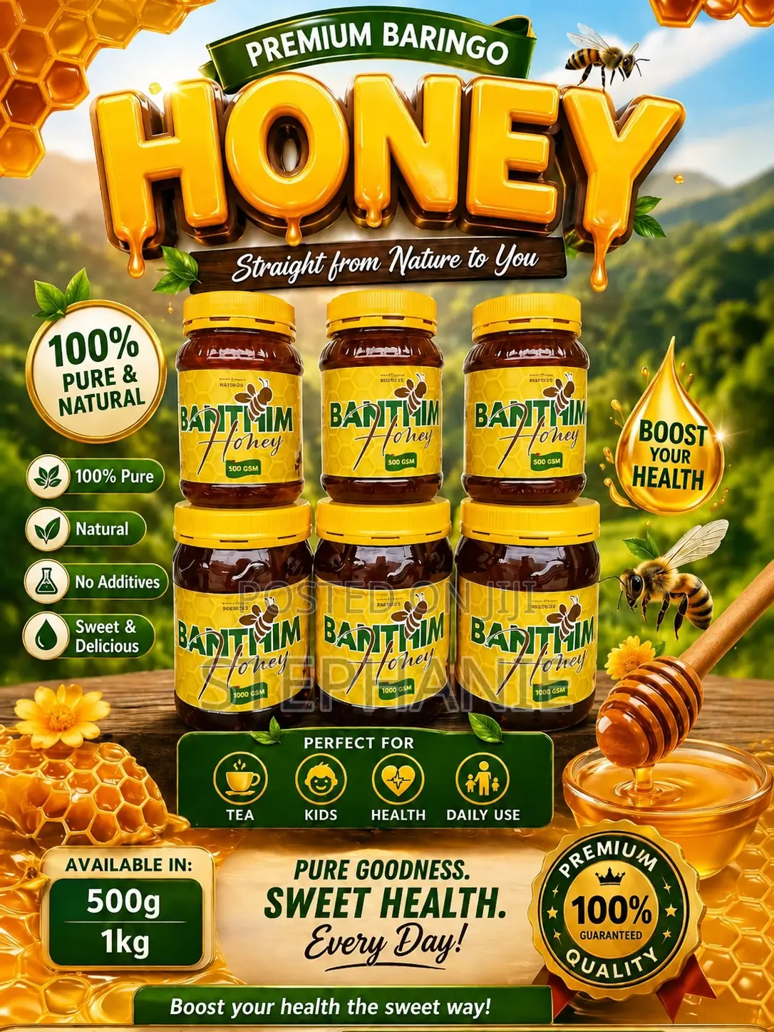 Premium Pure Honey-organic And Natural