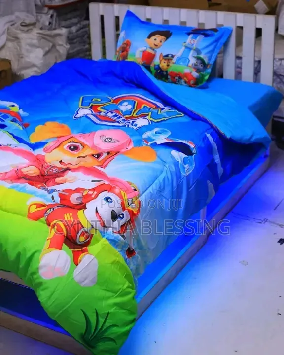 3pcs Themed Cartoon Duvet Set Size: 4×6 Soft Comfortable