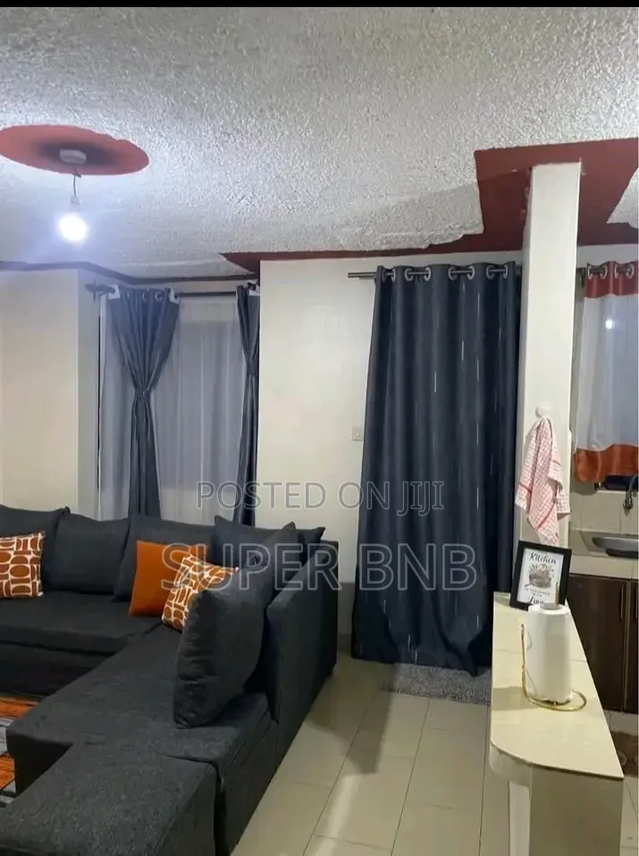 Furnished 1 Bedroom Airbnb at Sosian Estate Near Donholm.