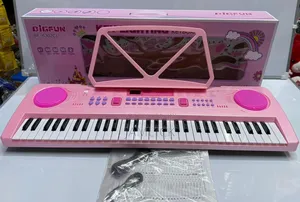 Bf-6302cl 61-Key Rechargeable Keyboard | Pink Electronic Piano - Jt