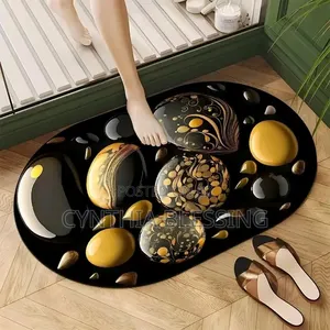 Big Size Oval Bathroom Bath Mats