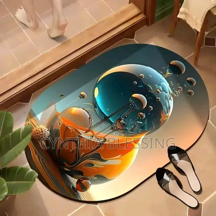 Big Size Oval Bathroom Bath Mats