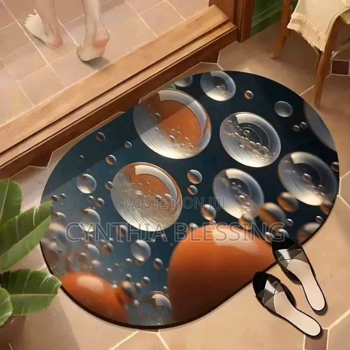 Big Size Oval Bathroom Bath Mats