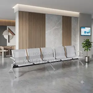 Office Bench; Three Seaters Metallic Office Reception Bench