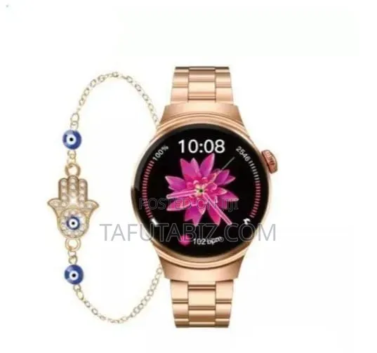 Modio Rose -2 Smart Watch With 3 Pairs Strap.