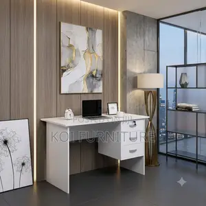 Office Desk; 1.2 Meters White Office Stdy Clericals Desk