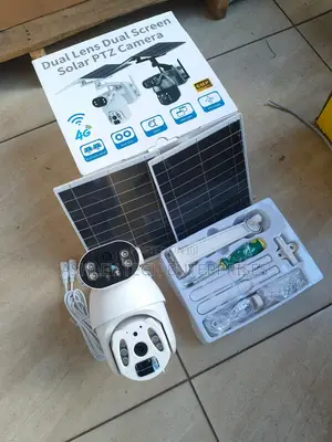 New Ubox 6mp 4g Solar Camera – Dual Lens Smart Cctv