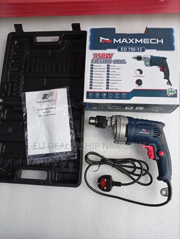 750w Maxmech Electric Hand Drill – High Performance Power Tool - thumbnail 2