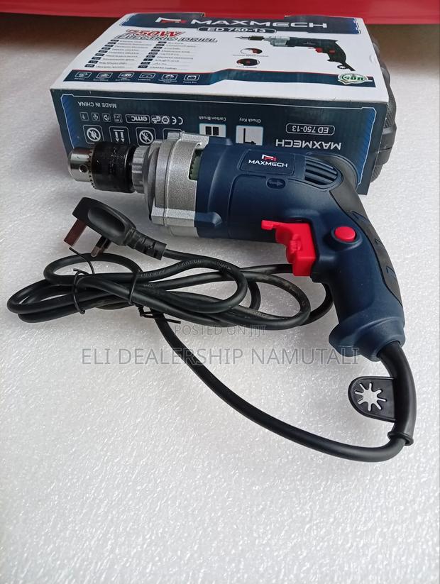Maxmech Heavy Duty 750w Drill Machine With Plastic Carrying Case - thumbnail 2
