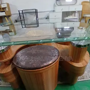 Coffee Table: Large Home Table With Complimentary Stools