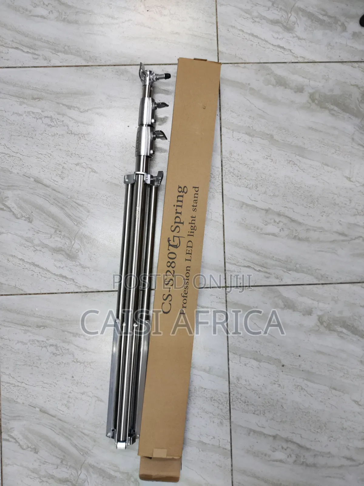 Caisi Cs-S280g Spring Silver Led Light Stand