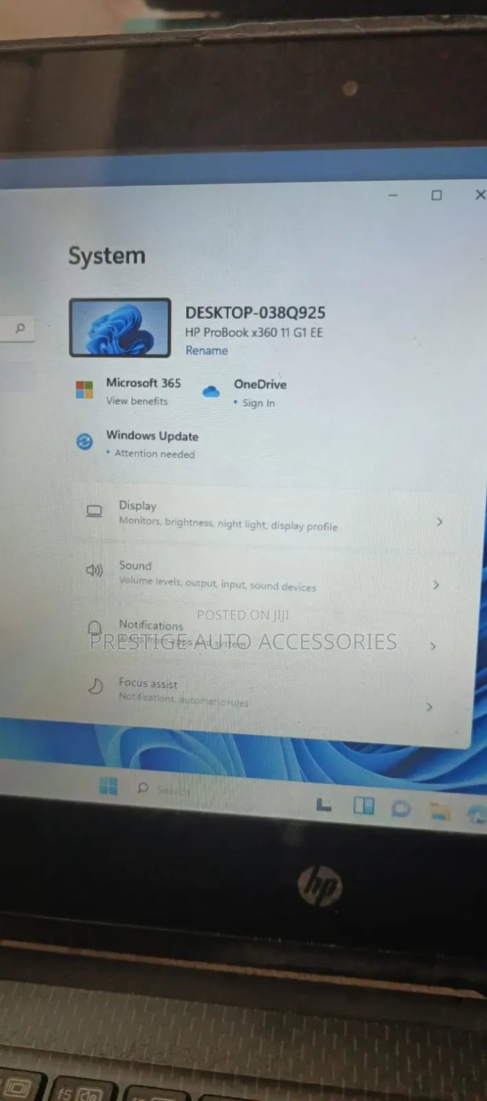 New Laptop HP ProBook X360 11 G1 EE 32GB Intel Pentium SSD 256GB