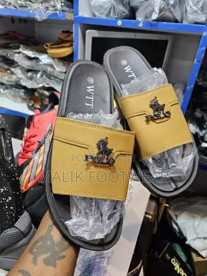 Premium Polo Branded Men's Slides