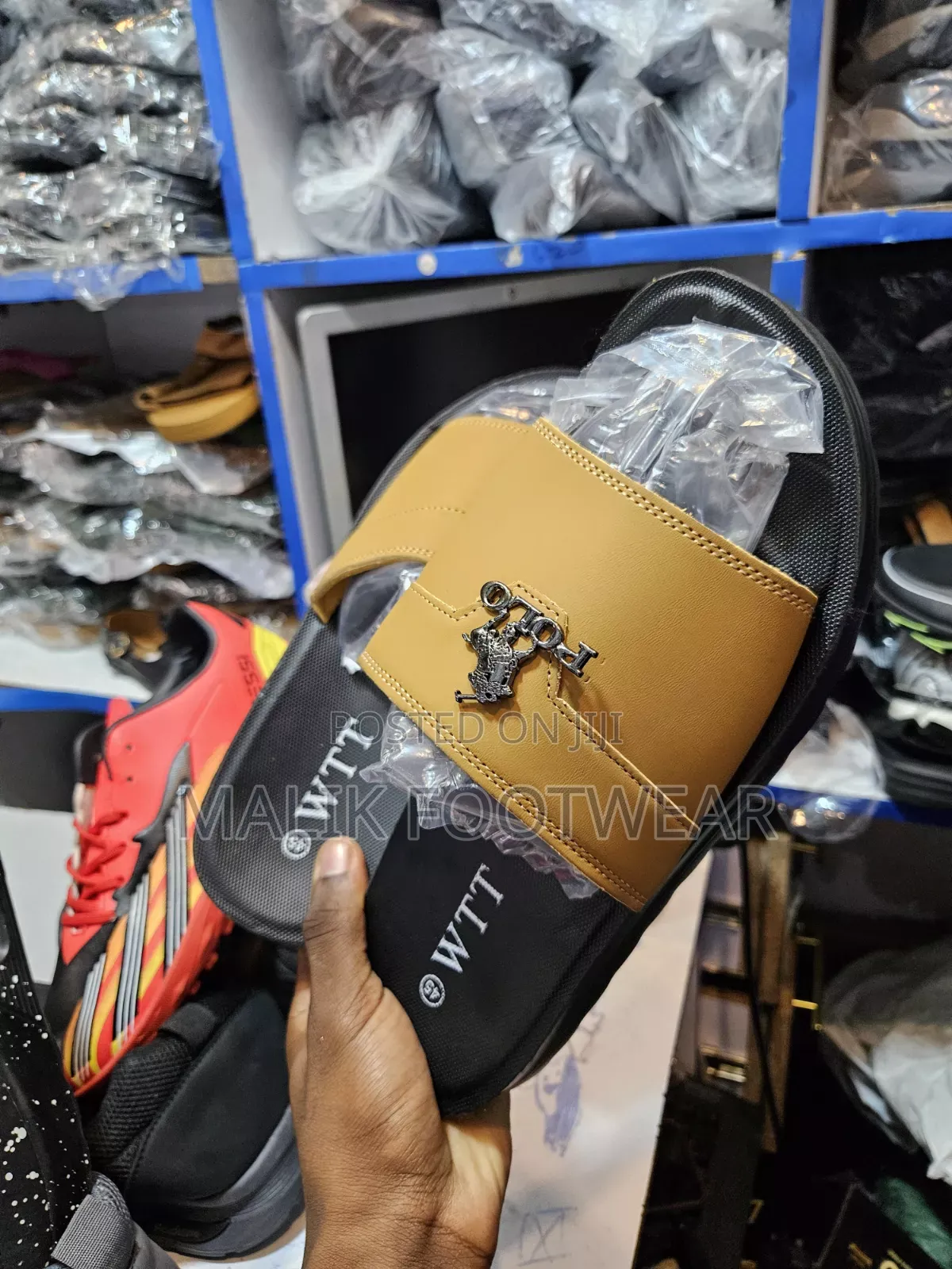 Premium Polo Branded Men's Slides