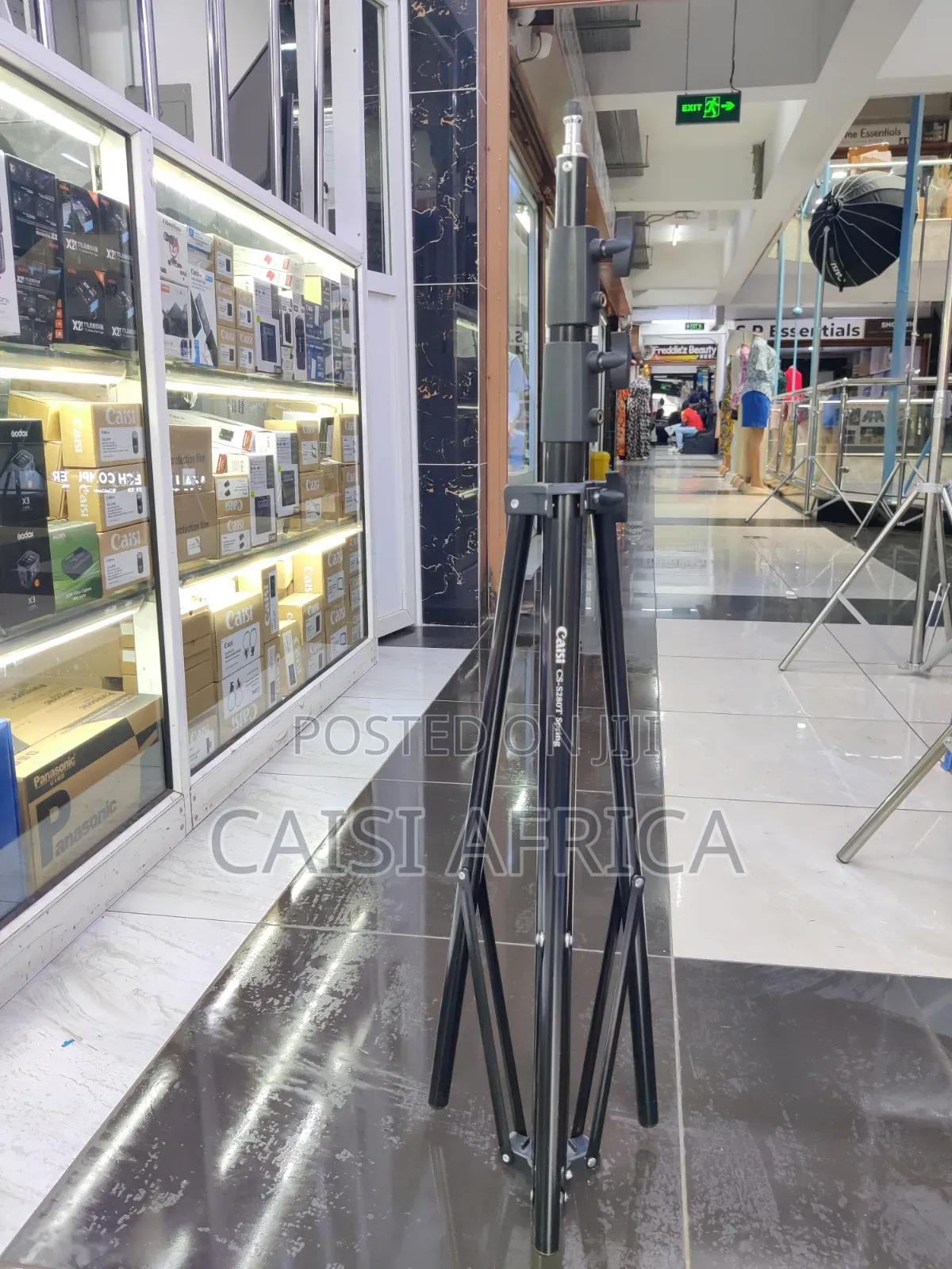 Caisi Cs-S280t Black Spring Led Light Stand