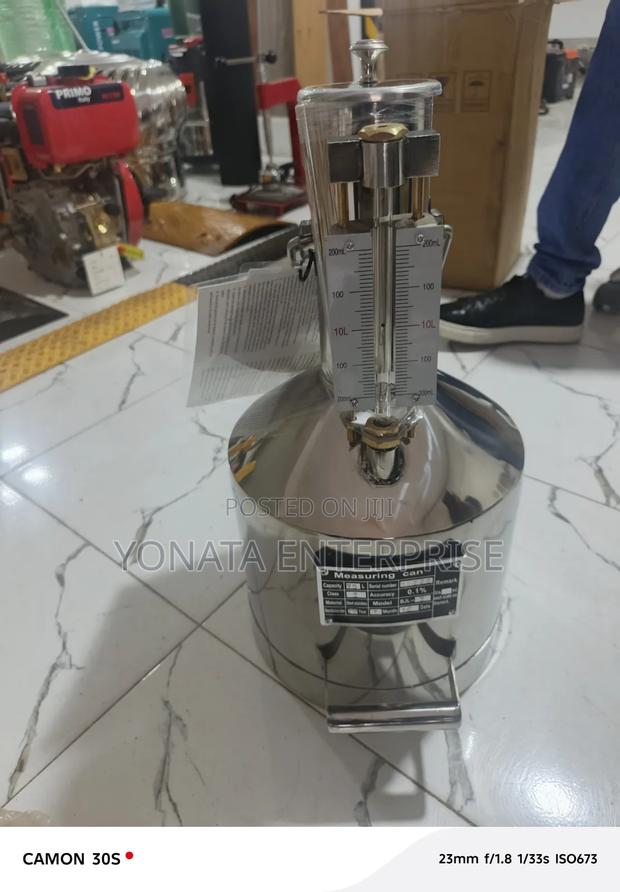 Brand New 10l Stainless Steel Calibration Can