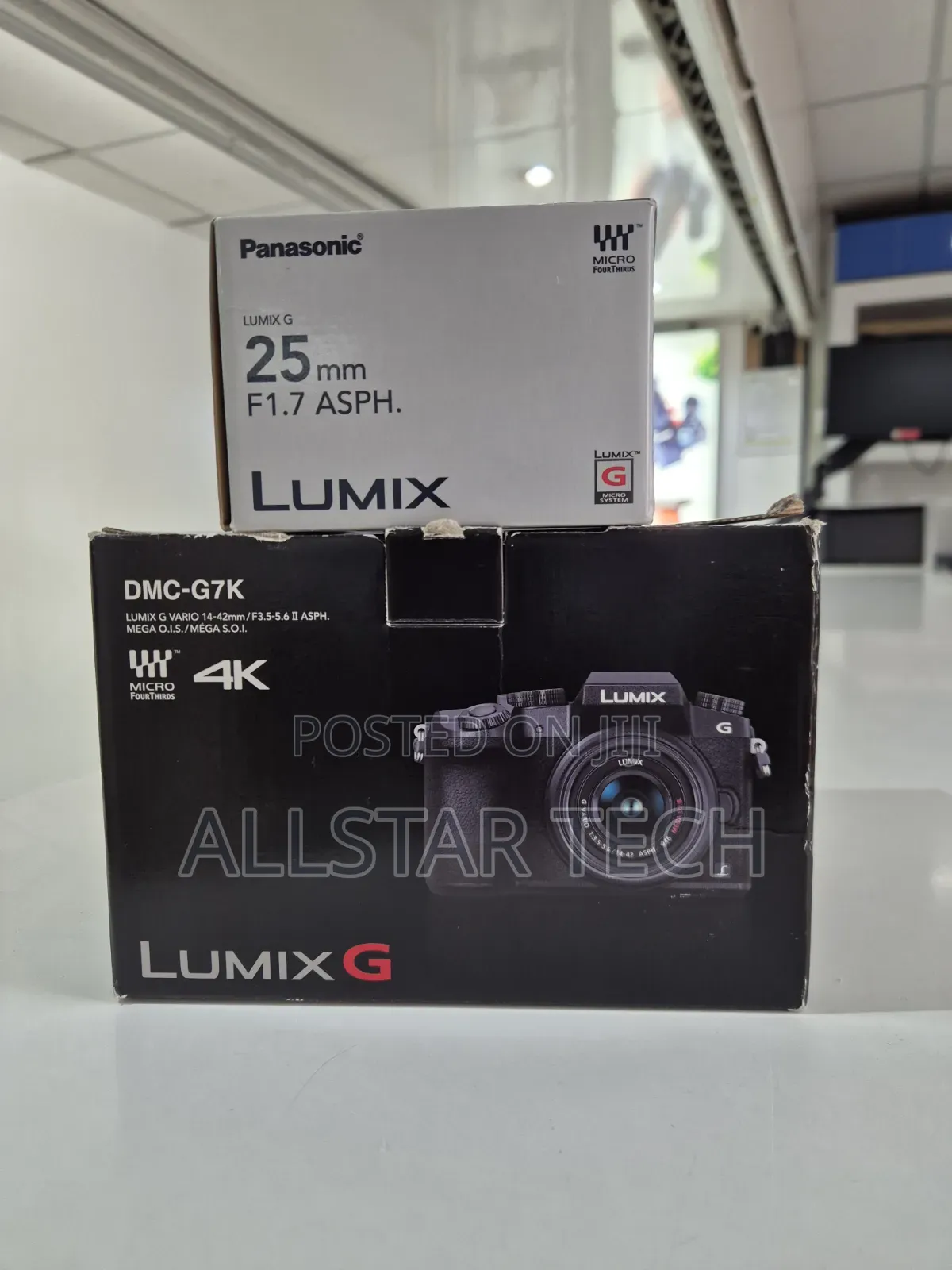 Panasonic Lumix G7 Mirrorless Camera With 25mm F1.7 Asph.
