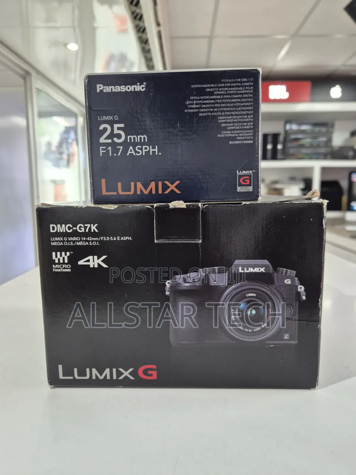 Panasonic Lumix G7 Mirrorless Camera With 25mm F1.7 Asph.