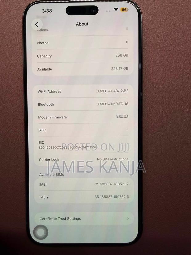 Apple iPhone 15 Pro 256 GB Gray - thumbnail 5