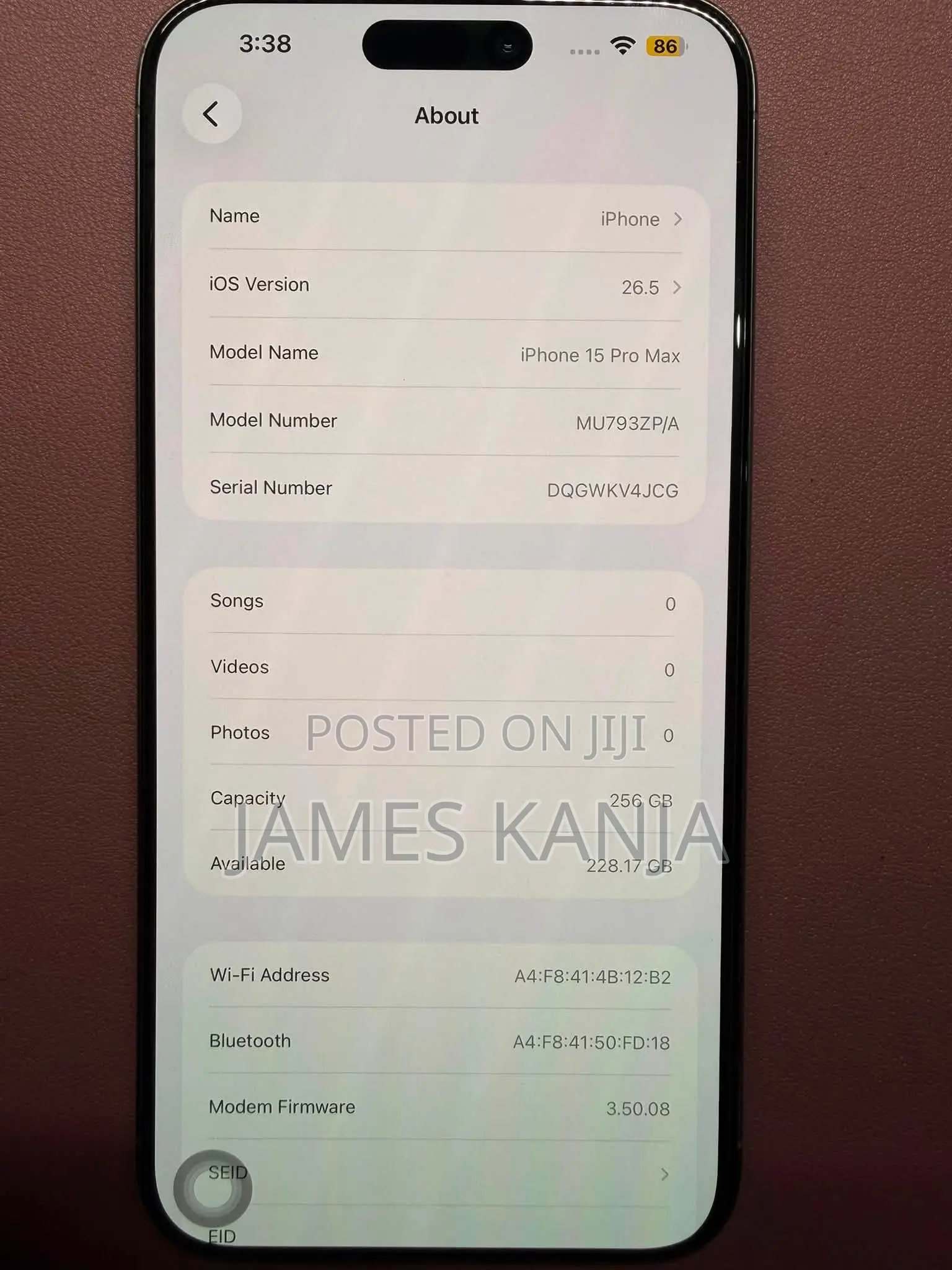 Apple iPhone 15 Pro 256 GB Gray