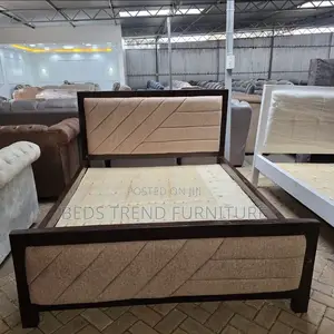5 by 6 Mocket Bed – Brown Wooden Frame