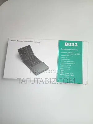 Foldable Bluetooth Keyboard With Touchpad B033.