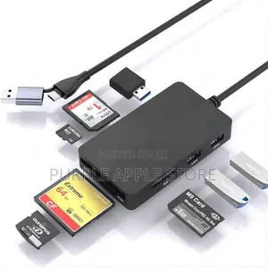 8-in-2 Usb 3.0 Card Reader Adapter
