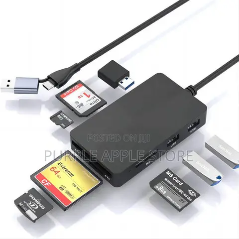 8-in-2 Usb 3.0 Card Reader Adapter