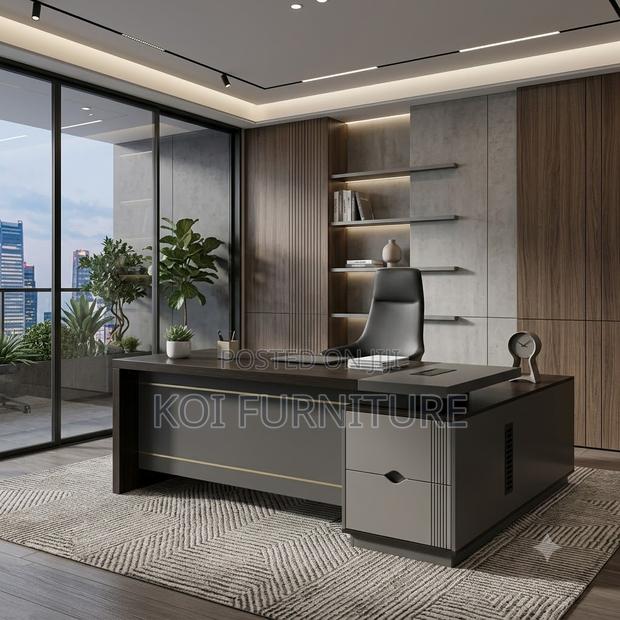 Office Desk; 1800mm Executive Boss Senate Desk - thumbnail 4