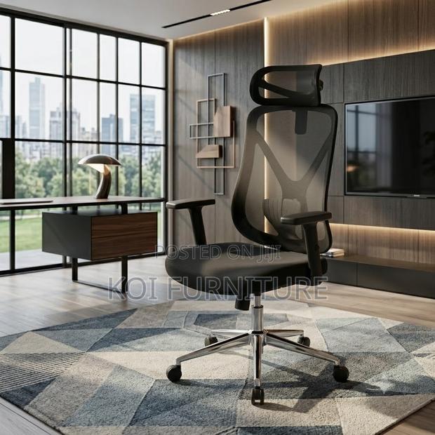 Office Chairs; Full Fabric Executive Seniors Office Ergonomic Chair