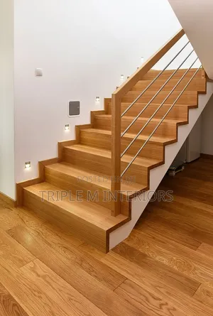 Scratch-Resistant SPC Stair Flooring