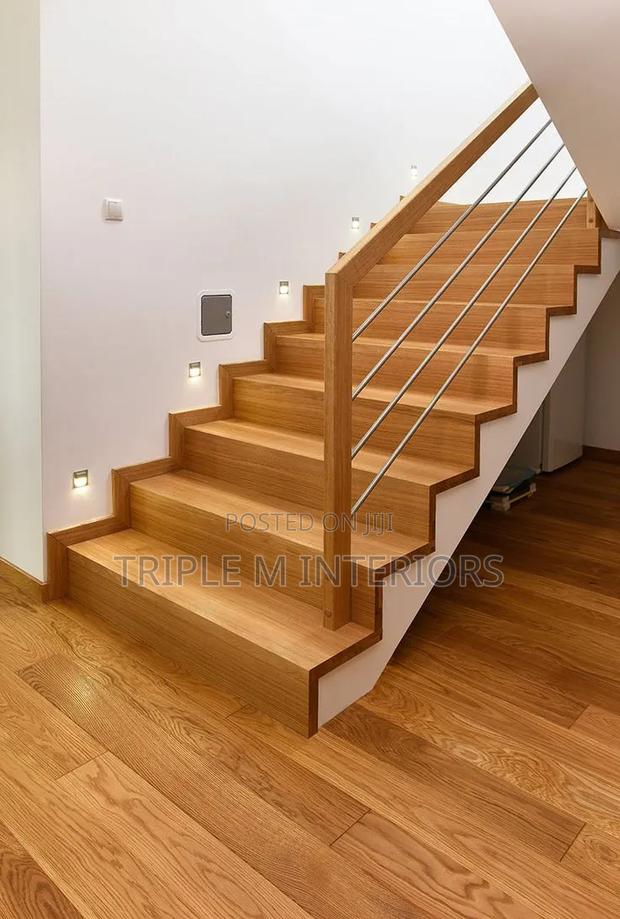 Scratch-Resistant SPC Stair Flooring