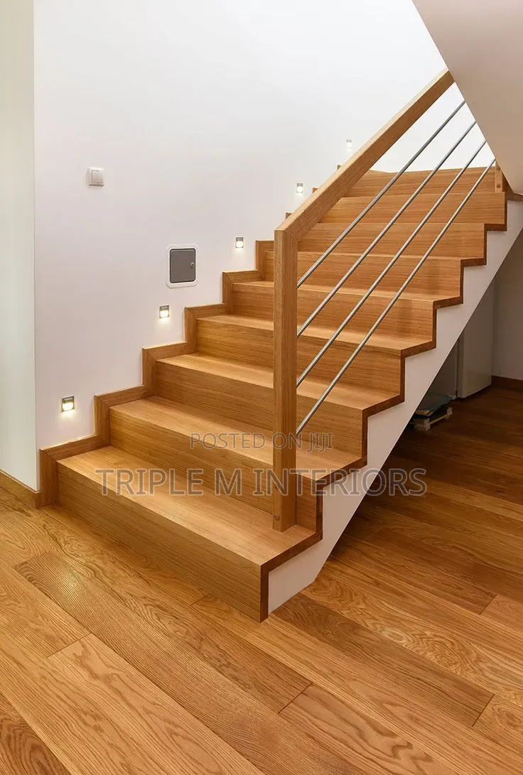 Scratch-Resistant SPC Stair Flooring