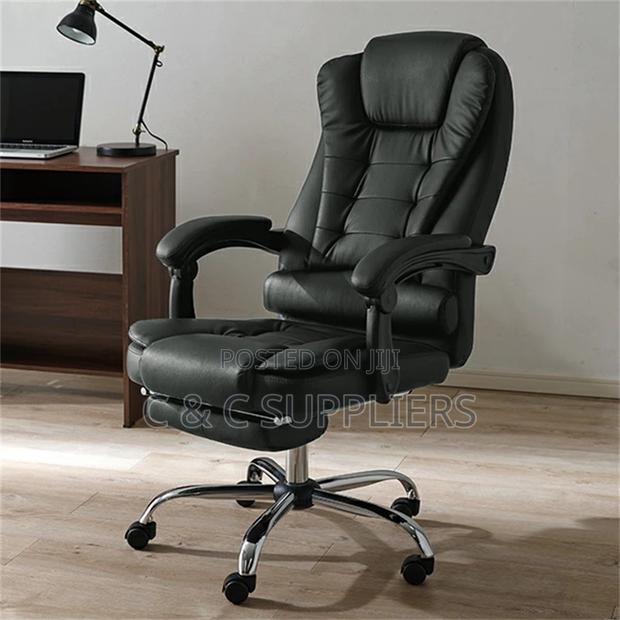 Office Swivel Leather Study Chair - thumbnail 3