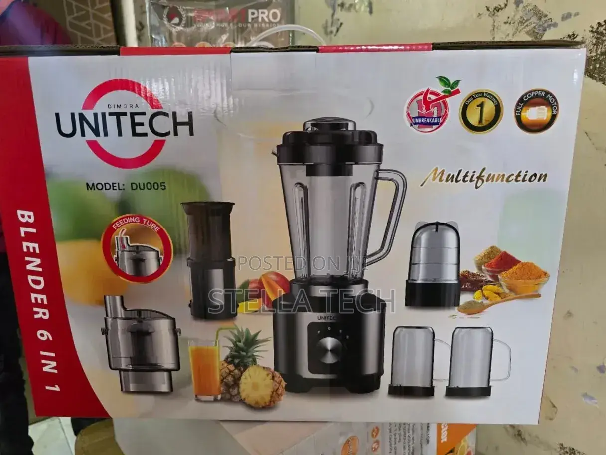 Unitech 6 in 1 Food Processor Blender