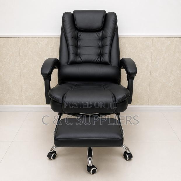 Office Swivel Leather Study Chair - thumbnail 4