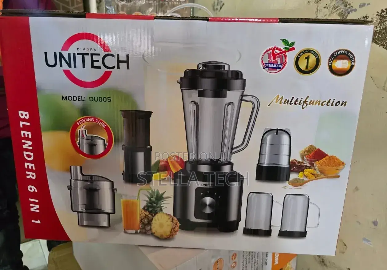 Unitech 6 in 1 Food Processor Blender