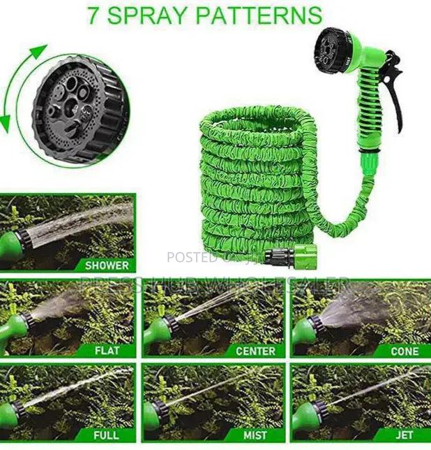 7-in-1 Spray Gun Magic Expandable Garden Hose - ;