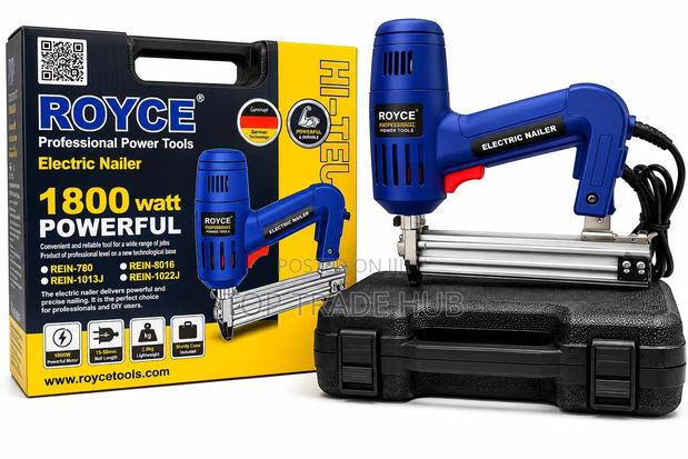 Powerful Royce Electric Air Nailer 1800w (15mm-50mm Nail Length)