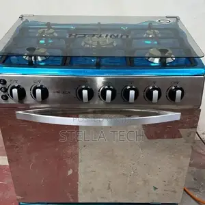 60*90 Unitech 5 Burner Freestanding Full Gas Cooker