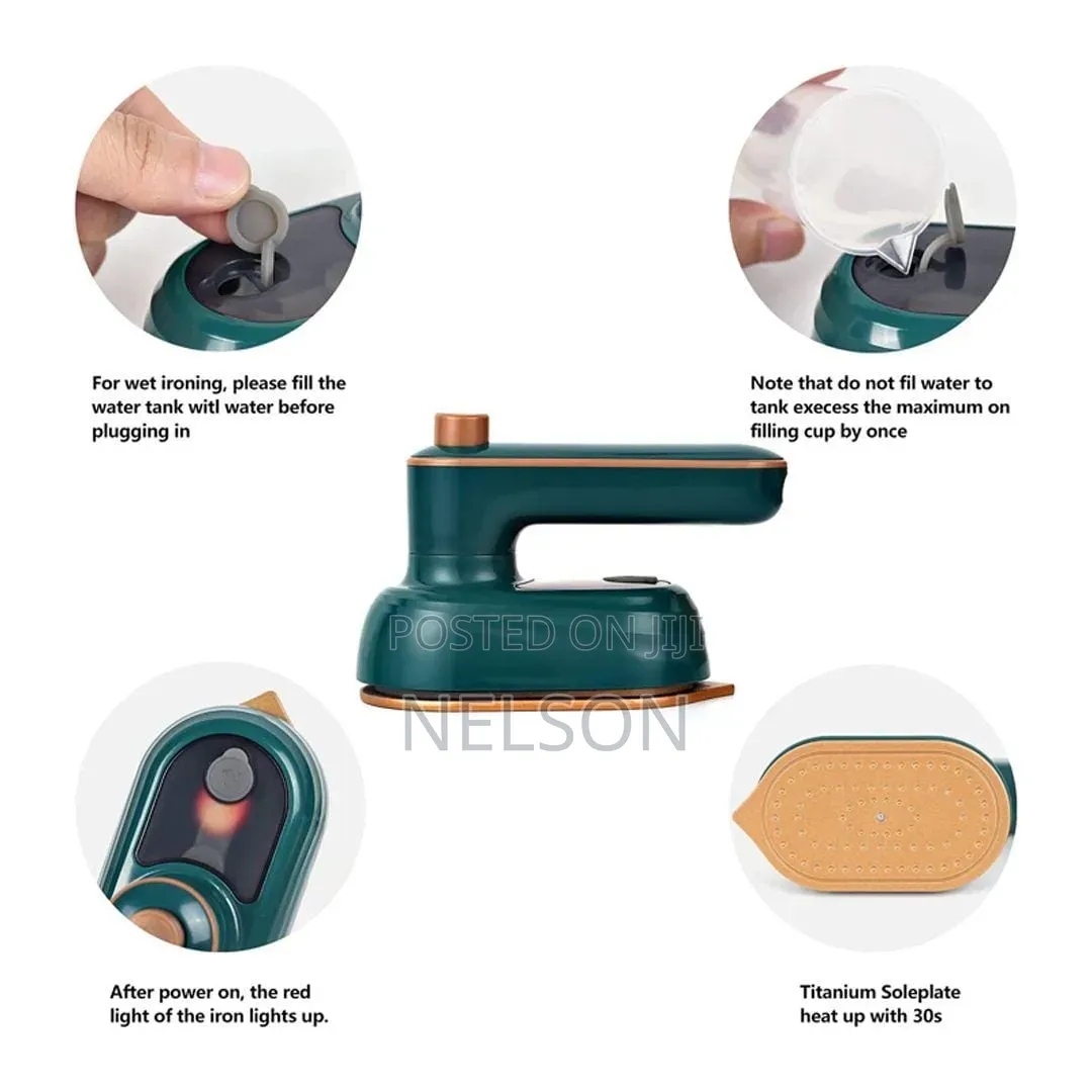 Rotating Handle Steam Electric Mini Iron Box