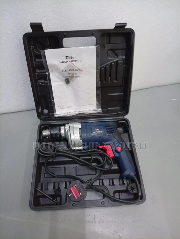 Maxmech Electric Drill Machine With Carry Case – 750w Variable Speed