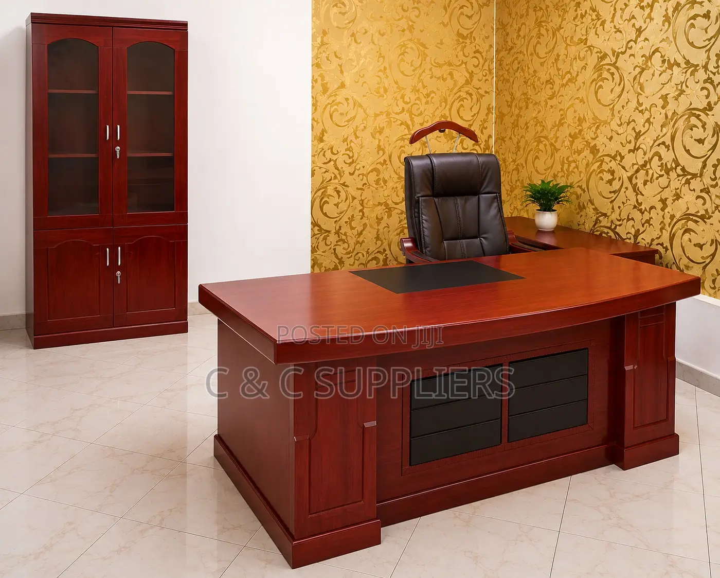 Executive Mahogany Ceo's Table-1.6m