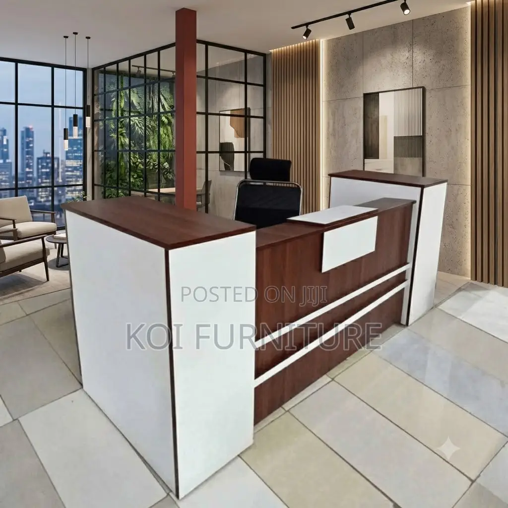 Reception Desk; 1600mm Wooden Office Reception Table