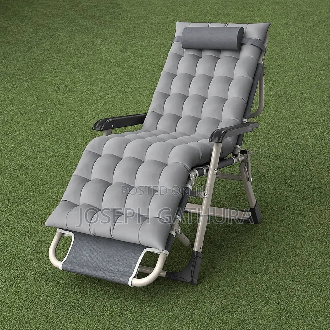 2in 1 Foldable Chair/Bed With Cushion