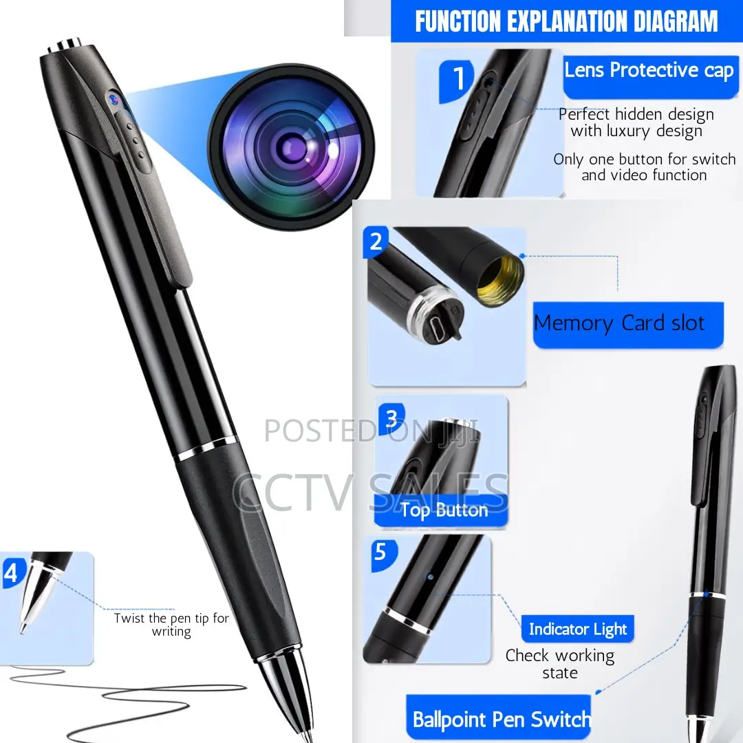 Mini Wireless Video Recording Camera Pen