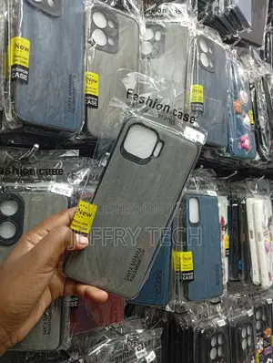 Oppo A93 Dark Gray, Wood-Grain Texture Cover